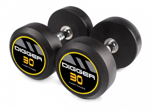 Комплект обрезиненных гантелей 5 пар от 27.5 до 37.5 кг HD51D2A-27.5-37.5 Digger HD51D2A-27,5-37,5