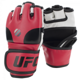 Перчатки MMA тренировочные с открытой ладонью S/M - R UFC 90077-40/UHK-69668