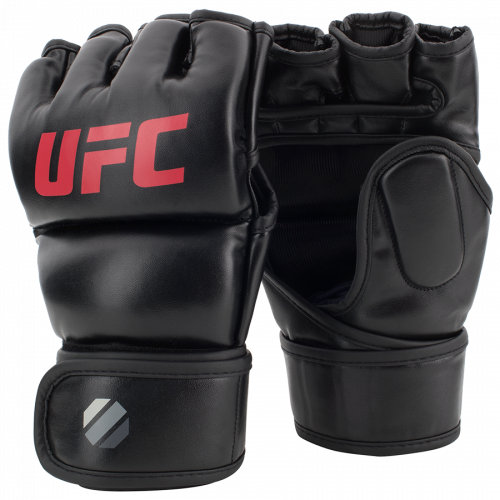 Перчатки MMA для грэпплинга UFC 7 унций чёрные S/M 90074-20/UHK-69153
