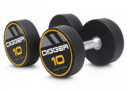 Комплект полиуретановых гантелей 10 пар от 2.5 до 25 кг Hasttings Digger HD51D4C-2.5-25 HD51D4C-2,5-25