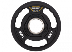 Диск олимпийский полиуретановый 3-х хватовый 1.25кг Hasttings Digger HD51C3A-1.25 HD51C3A-1,25