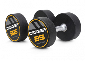 Комплект полиуретановых гантелей 5 пар от 27.5 до 37.5кг Hasttings Digger HD51D4C-27.5-37.5 HD51D4C-27,5-37,5