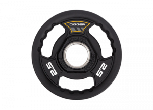 Диск олимпийский полиуретановый 3-х хватовый 2.5кг Hasttings Digger HD51C3A-2.5 HD51C3A-2,5