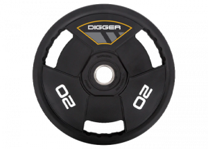 Диск олимпийский полиуретановый 3-х хватовый 20кг Hasttings Digger HD51C3A-20