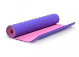 Коврик для йоги TPE 6 мм, фиолетовый, двухсторонний (с люверсами) Hasttings Digger HD22D1C-Purple