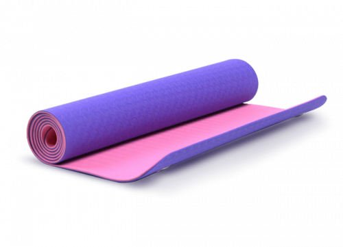 Коврик для йоги TPE 6 мм, фиолетовый, двухсторонний (с люверсами) Hasttings Digger HD22D1C-Purple