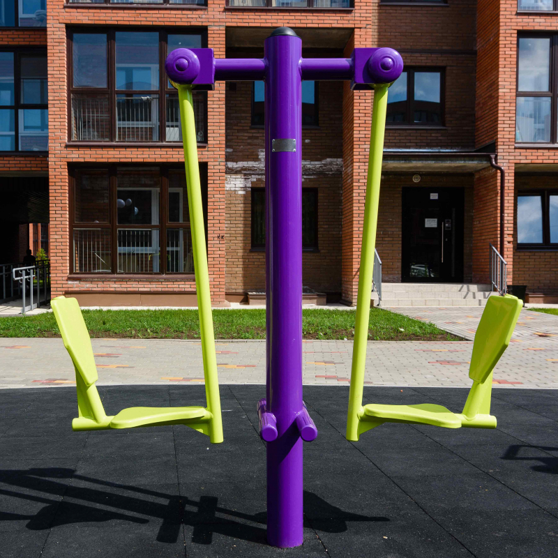 Уличный тренажер Жим ногами (двусторонний) ZAVODSPORTA S-1023