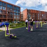 Уличный тренажер Тяга сверху ZAVODSPORTA S-1026