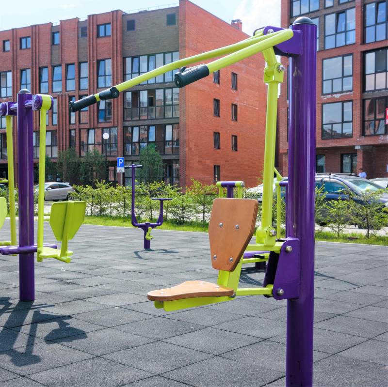 Уличный тренажер Тяга сверху ZAVODSPORTA S-1026