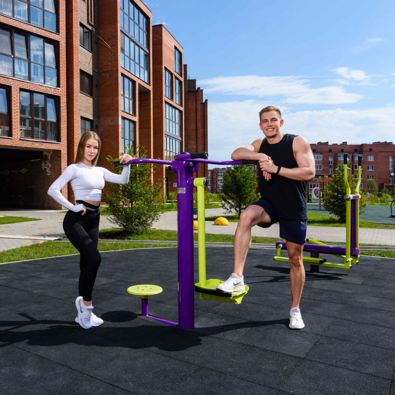 Уличный тренажер Маятник-твистер ZAVODSPORTA S-1031