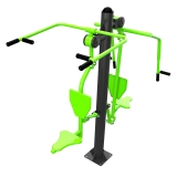 Уличный тренажер Тяга Сверху - Жим от груди ZAVODSPORTA S-1056