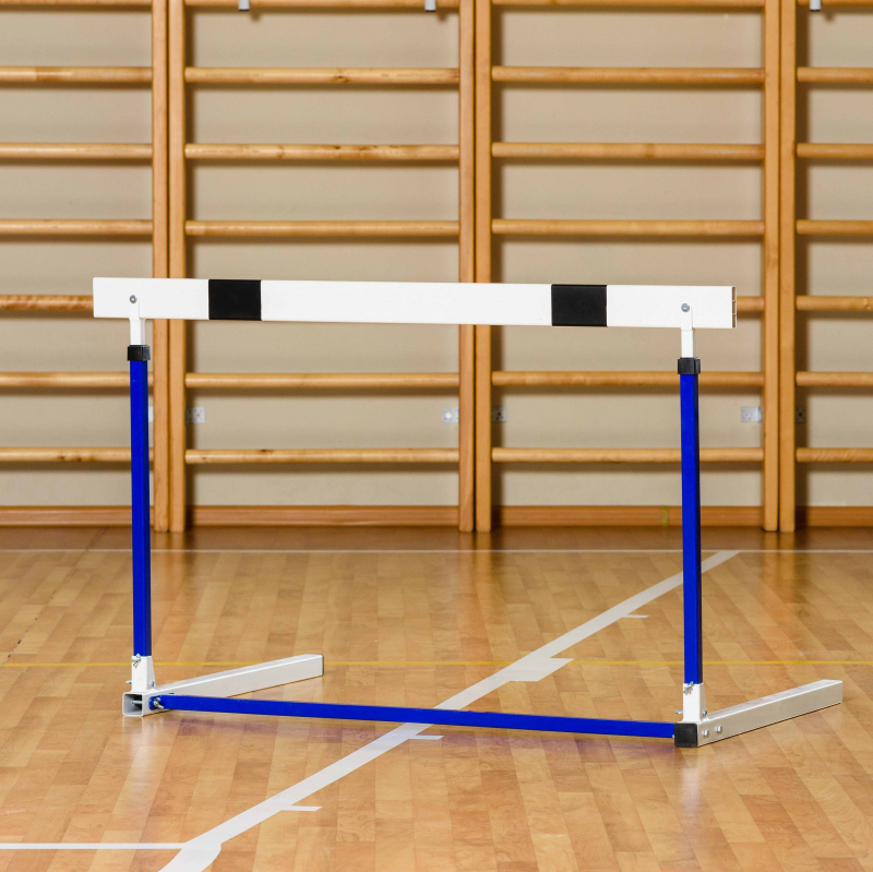 Барьер для легкой атлетики переменной высоты (складной, с противовесом) ZAVODSPORTA