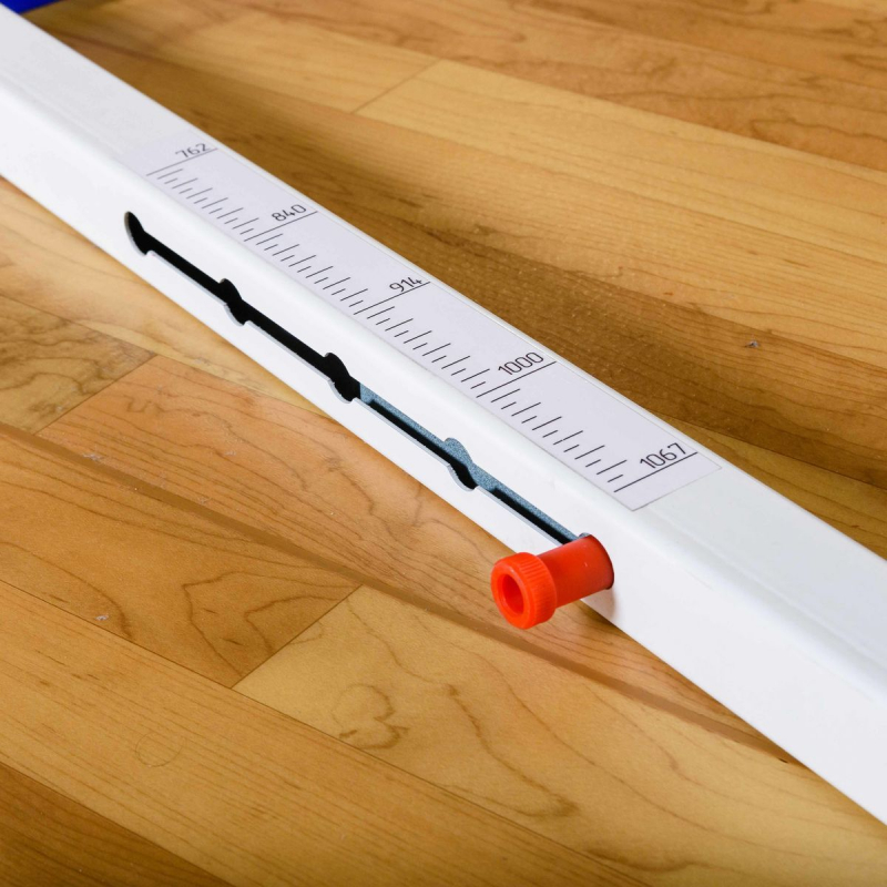 Барьер для легкой атлетики переменной высоты (складной, с противовесом) ZAVODSPORTA