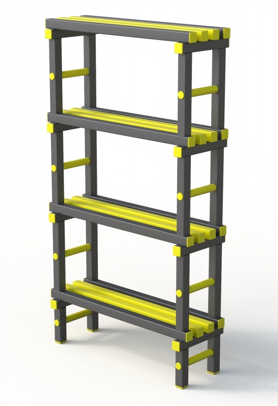 Стеллаж Дельта-фитнес 1000х345х1800 мм. вариант 8