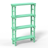 Стеллаж Дельта-фитнес 1000х345х1800 мм. вариант 8