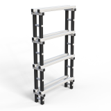 Стеллаж Дельта-фитнес 1010х260х1660 мм. вариант 9