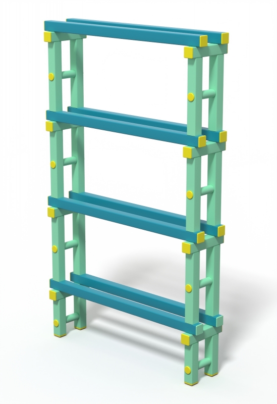 Стеллаж Дельта-фитнес 1010х260х1660 мм. вариант 9