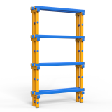 Стеллаж Дельта-фитнес 1010х260х1660 мм. вариант 9