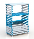 Стеллаж Дельта-фитнес 1200х700х1900 мм. вариант 10