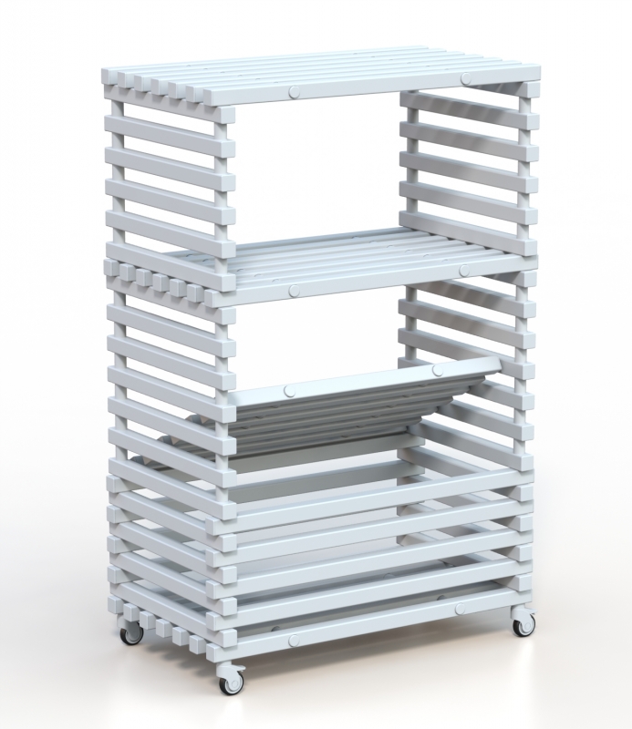 Стеллаж Дельта-фитнес 1200х700х1900 мм. вариант 10