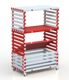 Стеллаж Дельта-фитнес 1200х700х1900 мм. вариант 10