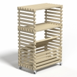 Стеллаж Дельта-фитнес 1200х700х1900 мм. вариант 10