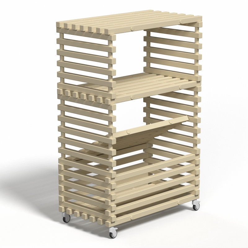 Стеллаж Дельта-фитнес 1200х700х1900 мм. вариант 10