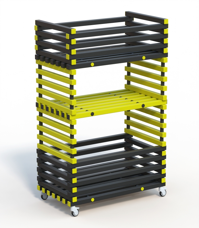 Стеллаж Дельта-фитнес 1200х700х1900 мм. вариант 11