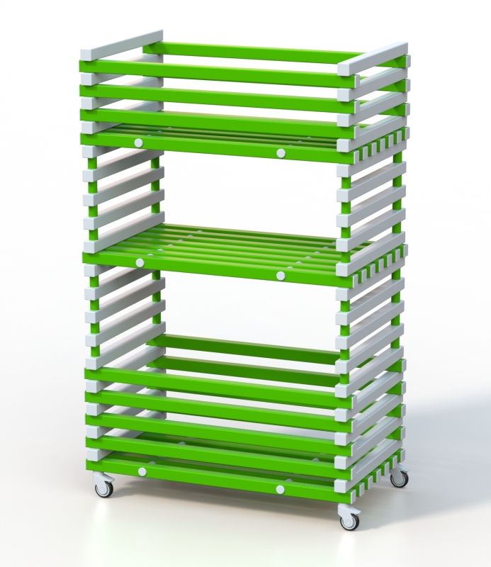 Стеллаж Дельта-фитнес 1200х700х1900 мм. вариант 11