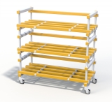 Стеллаж Дельта-фитнес 1380x600x1570 мм. вариант 2