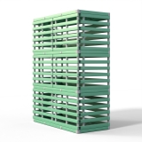 Стеллаж Дельта-фитнес 1380x720x2005 мм. вариант 18