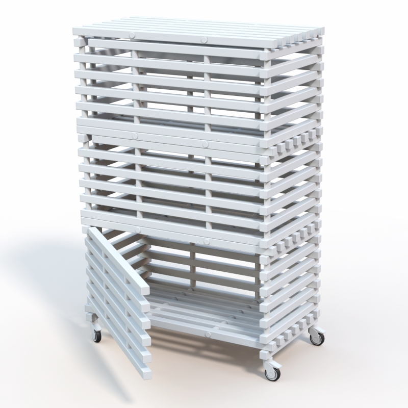 Стеллаж вариант 18 Белый 1380x720x2005 мм