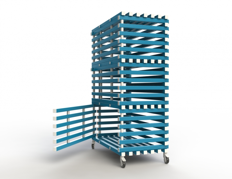 Стеллаж Дельта-фитнес 1380x720x2005 мм. вариант 6