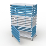 Стеллаж Дельта-фитнес 1380x720x2005 мм. вариант 6