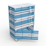 Стеллаж Дельта-фитнес 1380x720x2005 мм. вариант 6