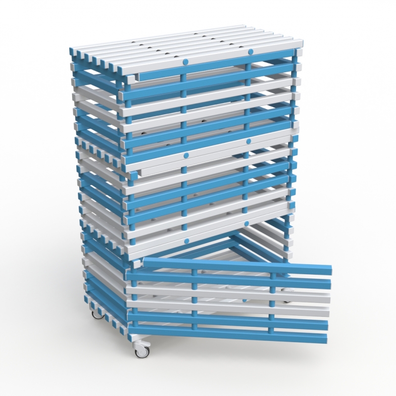 Стеллаж Дельта-фитнес 1380x720x2005 мм. вариант 6