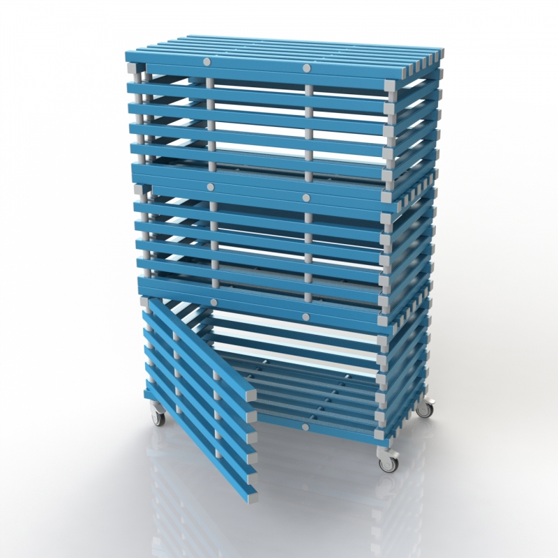 Стеллаж Дельта-фитнес 1380x720x2005 мм. вариант 6