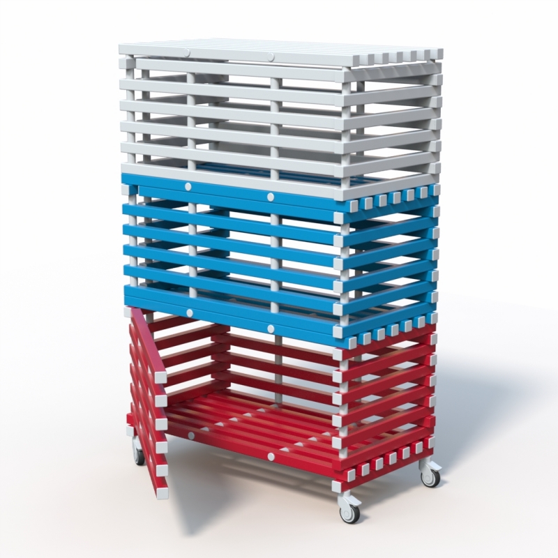 Стеллаж Дельта-фитнес 1380x720x2005 мм. вариант 6