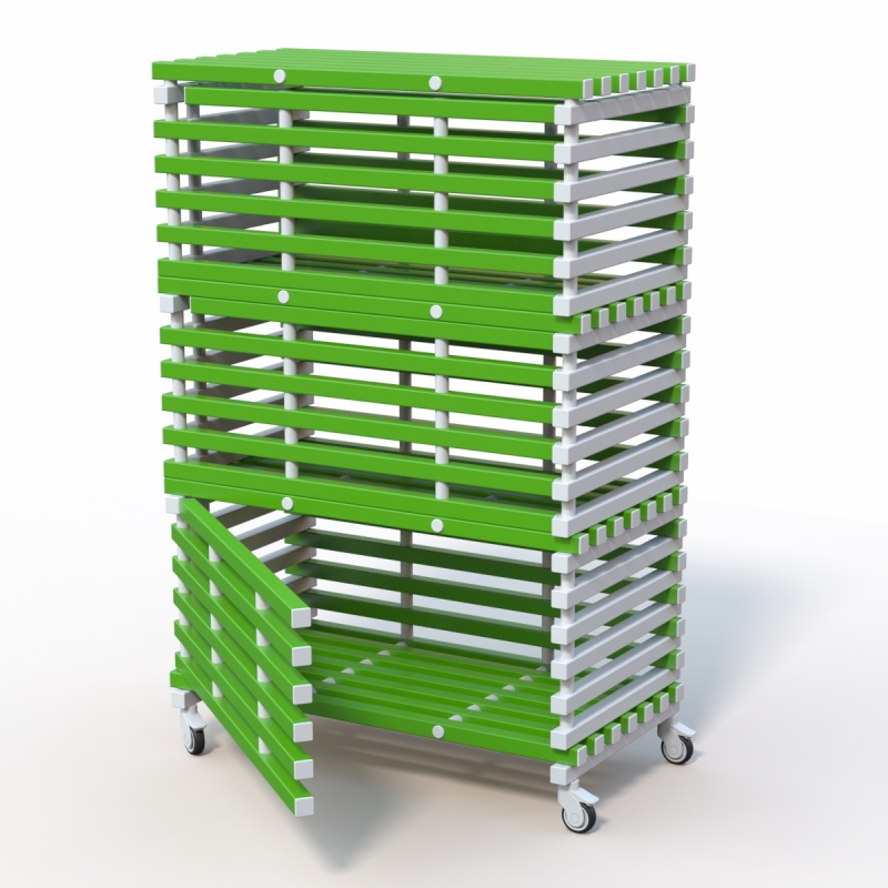 Стеллаж Дельта-фитнес 1380x720x2005 мм. вариант 6