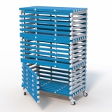 Стеллаж Дельта-фитнес 1380x720x2005 мм. вариант 6