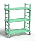 Стеллаж Дельта-фитнес 1390x610x1600 мм. вариант 5