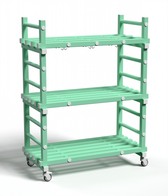 Стеллаж Дельта-фитнес 1390x610x1600 мм. вариант 5