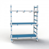 Стеллаж Дельта-фитнес 1390x610x1600 мм. вариант 5