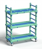 Стеллаж Дельта-фитнес 1390x610x1600 мм. вариант 5