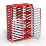 Стеллаж Дельта-фитнес 1400х700х2005 мм. вариант 12