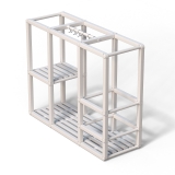 Стеллаж Дельта-фитнес 1500х585х1250 мм. вариант 17