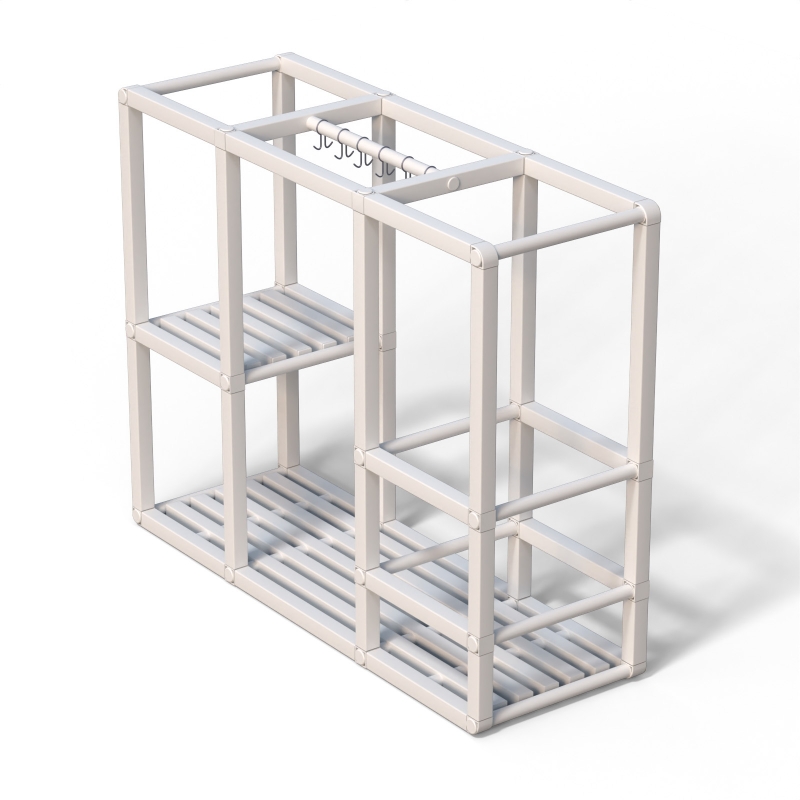 Стеллаж Дельта-фитнес 1500х585х1250 мм. вариант 17