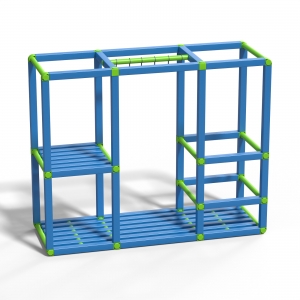 Стеллаж Дельта-фитнес 1500х585х1250 мм. вариант 17