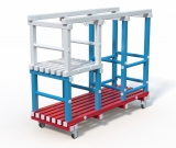 Стеллаж Дельта-фитнес 1500х585х1250 мм. вариант 4