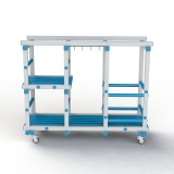 Стеллаж Дельта-фитнес 1500х585х1250 мм. вариант 4